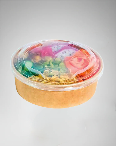 Couvercle saladier kraft - Lot de 300