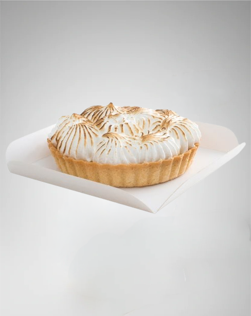 Support pâtisserie  blanc- Rond festonné et Carré rainé