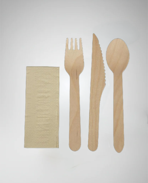 Kit couverts bois  - Lot de 250/500
