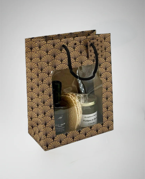 Sac kraft fenêtre/vitrine-Lot 120/100