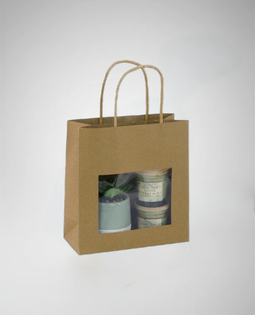 Sac kraft fenêtre/vitrine-Lot 120/100