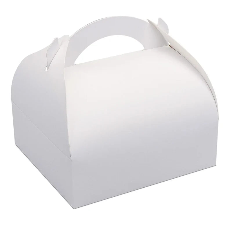 Boite à poignée pâtissière en carton-Lot de 100